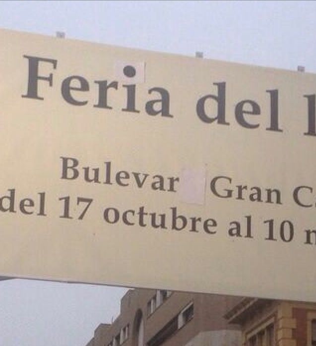 Faltas de ortografía en la Feria del Libro de Córdoba